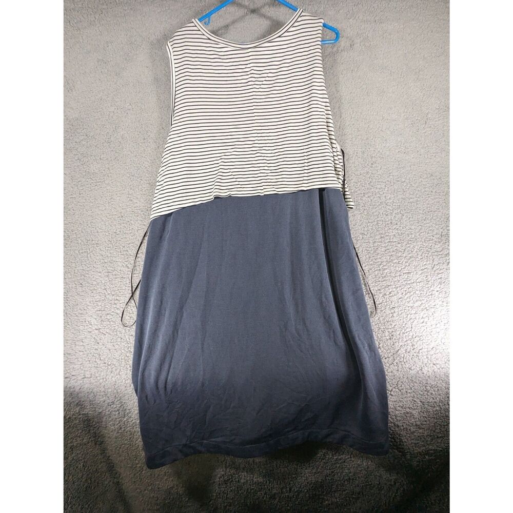 Baku Swimwear Coverall Womens Size 3XL Navy White Stripe Dress NEW - Picture 3 of 4